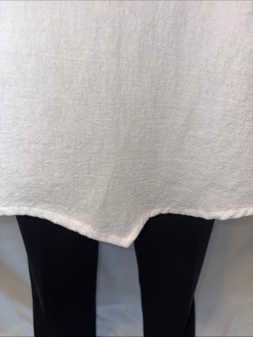Cotton Made Casual White V-Neck Dragonfly Print Blouse - Multicolor Accent - Picture 7 of 7